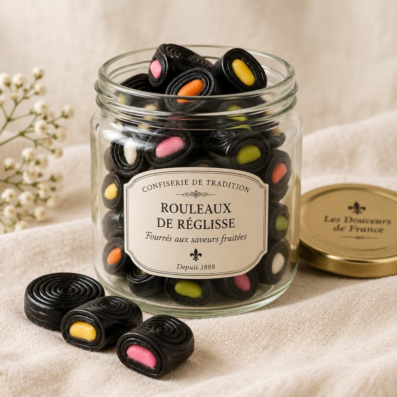 Rouleaux de réglisse